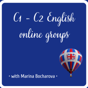 ЗАПИСЬ в онлайн группы B2+, C1, C2 English на 2023-24